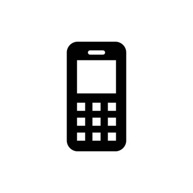 Telefon ikonu vektör illüstrasyonu. Çağrı kodu ve sembol. telefon sembolü