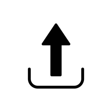 Simge vektör illüstrasyonu yükle. veri işareti ve sembolü yükle