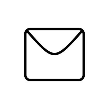 Posta simgesi vektör illüstrasyonu. e-posta işareti ve sembol. E- posta simgesi. Zarf simgesi