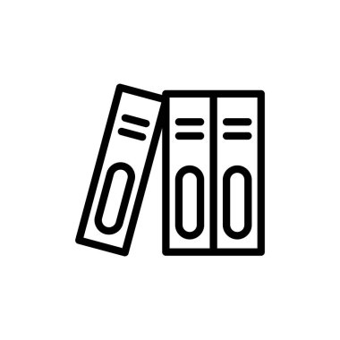 Kütüphane ikonu vektör illüstrasyonu. eğitim işareti ve sembol