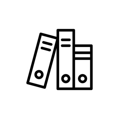 Kütüphane ikonu vektör illüstrasyonu. eğitim işareti ve sembol