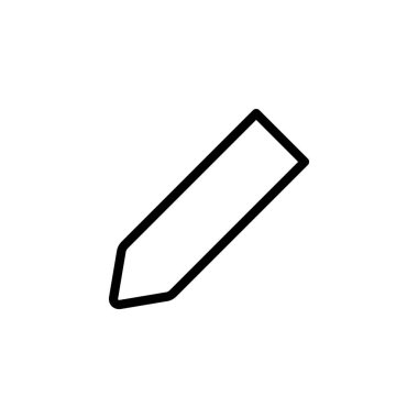 Kalem simgesi vektör illüstrasyonu. Kalem işareti ve sembol. Simge vektörünü düzenle