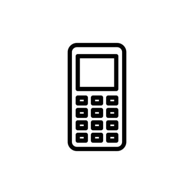 Telefon ikonu vektör illüstrasyonu. Çağrı kodu ve sembol. telefon sembolü