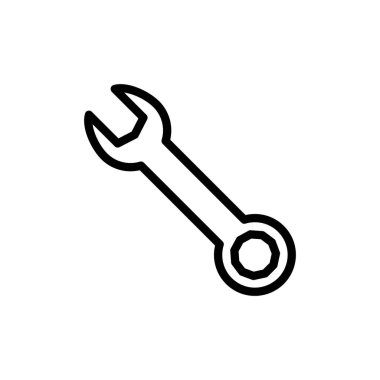 Simge vektör illüstrasyonunu çalıştır. Tamir ikonu. araç işareti ve sembol