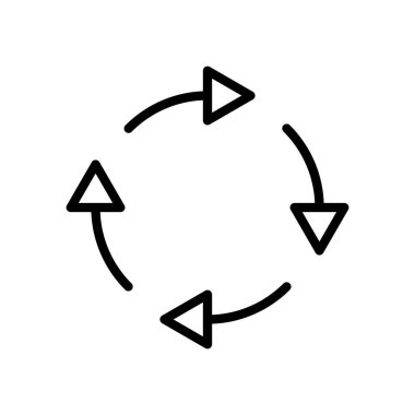 Simge vektör illüstrasyonunu tazele. İşareti ve sembolü yeniden yükle. Simgeyi güncelle.