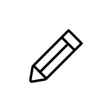 Kalem simgesi vektör illüstrasyonu. Kalem işareti ve sembol. Simge vektörünü düzenle