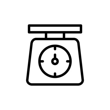 Simge vektör çizimini ölçeklendirir. Ağırlık ölçeği işareti ve simgesi