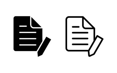 Note icon vector illustration. notepad sign and symbol