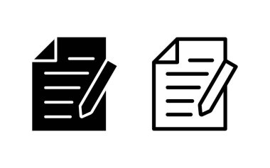 Note icon vector illustration. notepad sign and symbol