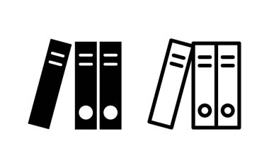 Kütüphane ikonu vektör illüstrasyonu. eğitim işareti ve sembol