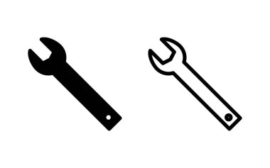 Simge vektör illüstrasyonunu çalıştır. Tamir ikonu. araç işareti ve sembol