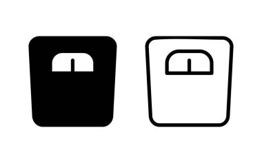 Simge vektör çizimini ölçeklendirir. Ağırlık ölçeği işareti ve simgesi