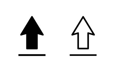 Simge vektör illüstrasyonu yükle. veri işareti ve sembolü yükle