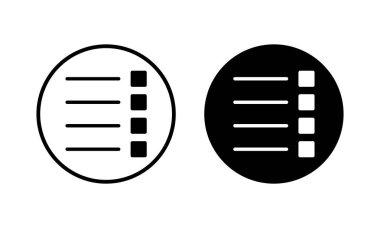 Menü Simgesi vektör illüstrasyonu. Web menü işareti ve sembol. Hamburger menüsü sembolü