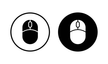 Fare simgesi vektör illüstrasyonu. Tıklama işareti ve sembol. işaretleyici simgesi vektörü.