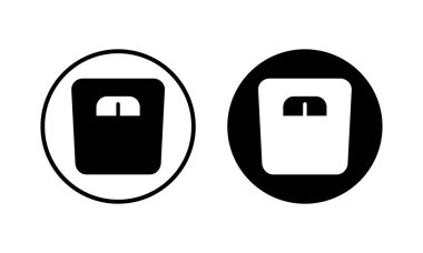 Simge vektör çizimini ölçeklendirir. Ağırlık ölçeği işareti ve simgesi