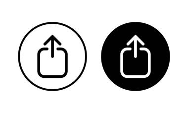 Simge vektör illüstrasyonunu paylaş. İşaret ve sembol paylaşımı