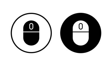 Fare simgesi vektör illüstrasyonu. Tıklama işareti ve sembol. işaretleyici simgesi vektörü.