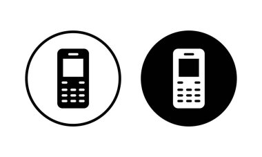 Telefon ikonu vektör illüstrasyonu. Çağrı kodu ve sembol. telefon sembolü