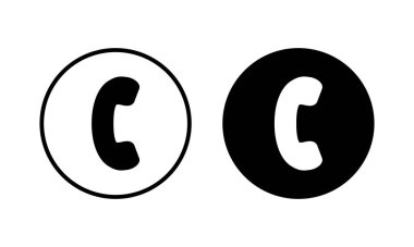 Simge vektör illüstrasyonunu ara. Telefon işareti ve sembol. Telefon ikonu. Bizimle irtibata geç 