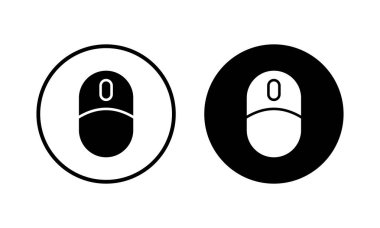 Fare simgesi vektör illüstrasyonu. Tıklama işareti ve sembol. işaretleyici simgesi vektörü.