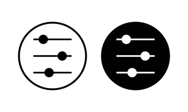 Menü Simgesi vektör illüstrasyonu. Web menü işareti ve sembol. Hamburger menüsü sembolü