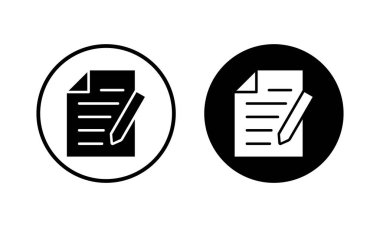 Note icon vector illustration. notepad sign and symbol