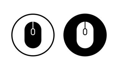 Fare simgesi vektör illüstrasyonu. Tıklama işareti ve sembol. işaretleyici simgesi vektörü.