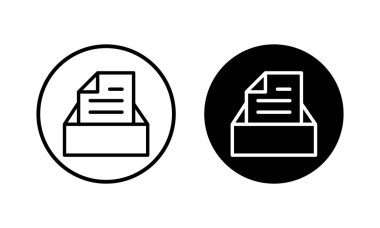 Dizin simgesi illüstrasyonunu arşivle. Belge vektör simgesi. Depolama simgesini arşivle.