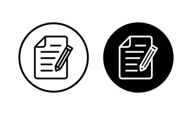 Note icon vector illustration. notepad sign and symbol