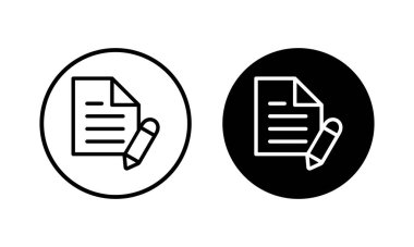 Note icon vector illustration. notepad sign and symbol