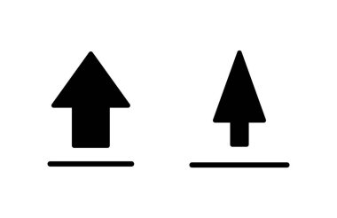 Simge vektör illüstrasyonu yükle. veri işareti ve sembolü yükle