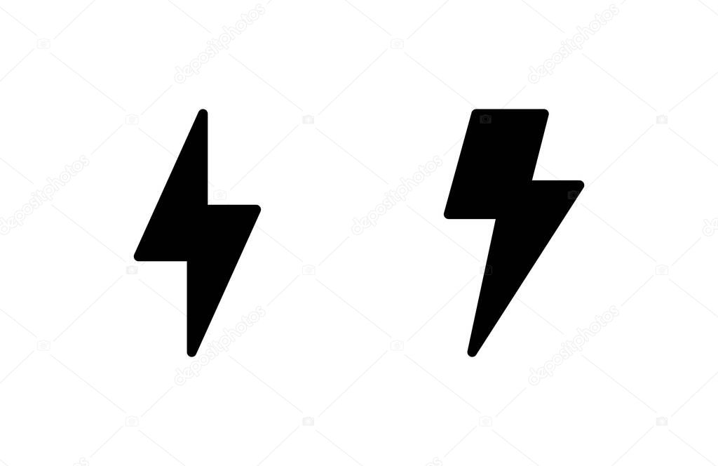 Lightning icon vector illustration. electric sign and symbol. power icon. energy sign