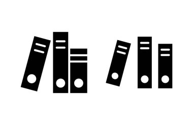 Kütüphane ikonu vektör illüstrasyonu. eğitim işareti ve sembol