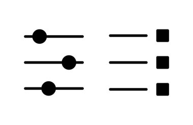 Menü Simgesi vektör illüstrasyonu. Web menü işareti ve sembol. Hamburger menüsü sembolü
