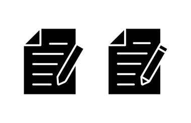 Note icon vector illustration. notepad sign and symbol