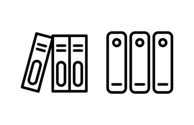 Kütüphane ikonu vektör illüstrasyonu. eğitim işareti ve sembol