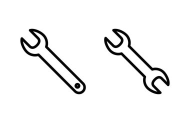 Simge vektör illüstrasyonunu çalıştır. Tamir ikonu. araç işareti ve sembol