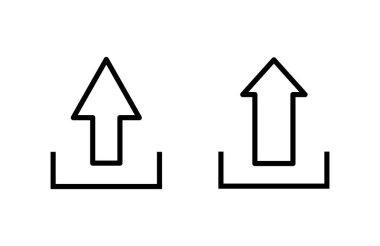 Simge vektör illüstrasyonu yükle. veri işareti ve sembolü yükle