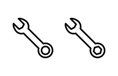 Simge vektör illüstrasyonunu çalıştır. Tamir ikonu. araç işareti ve sembol