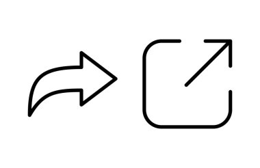 Simge vektör illüstrasyonunu paylaş. İşaret ve sembol paylaşımı
