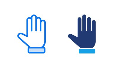 El ikonu vektör illüstrasyonu. El işareti ve sembol. el hareketi