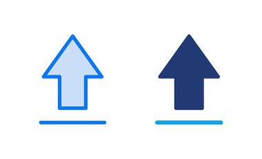 Simge vektör illüstrasyonu yükle. veri işareti ve sembolü yükle