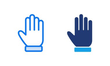 El ikonu vektör illüstrasyonu. El işareti ve sembol. el hareketi