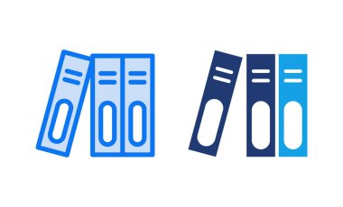 Kütüphane ikonu vektör illüstrasyonu. eğitim işareti ve sembol