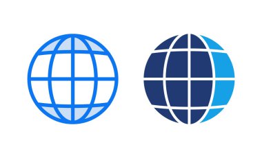 Web simgesi vektör illüstrasyonu. Web tabelalarına ve sembollere git. Web tıklama simgesi. Genel arama simgesi