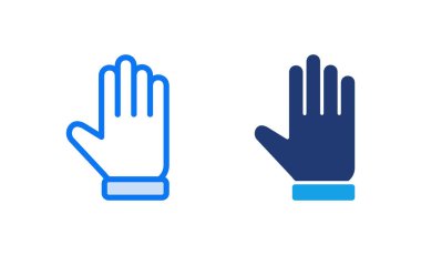 El ikonu vektör illüstrasyonu. El işareti ve sembol. el hareketi