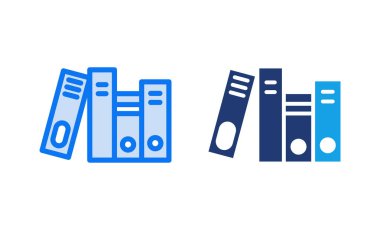 Kütüphane ikonu vektör illüstrasyonu. eğitim işareti ve sembol