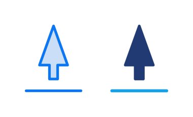 Simge vektör illüstrasyonu yükle. veri işareti ve sembolü yükle