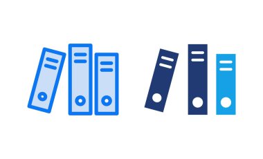 Kütüphane ikonu vektör illüstrasyonu. eğitim işareti ve sembol